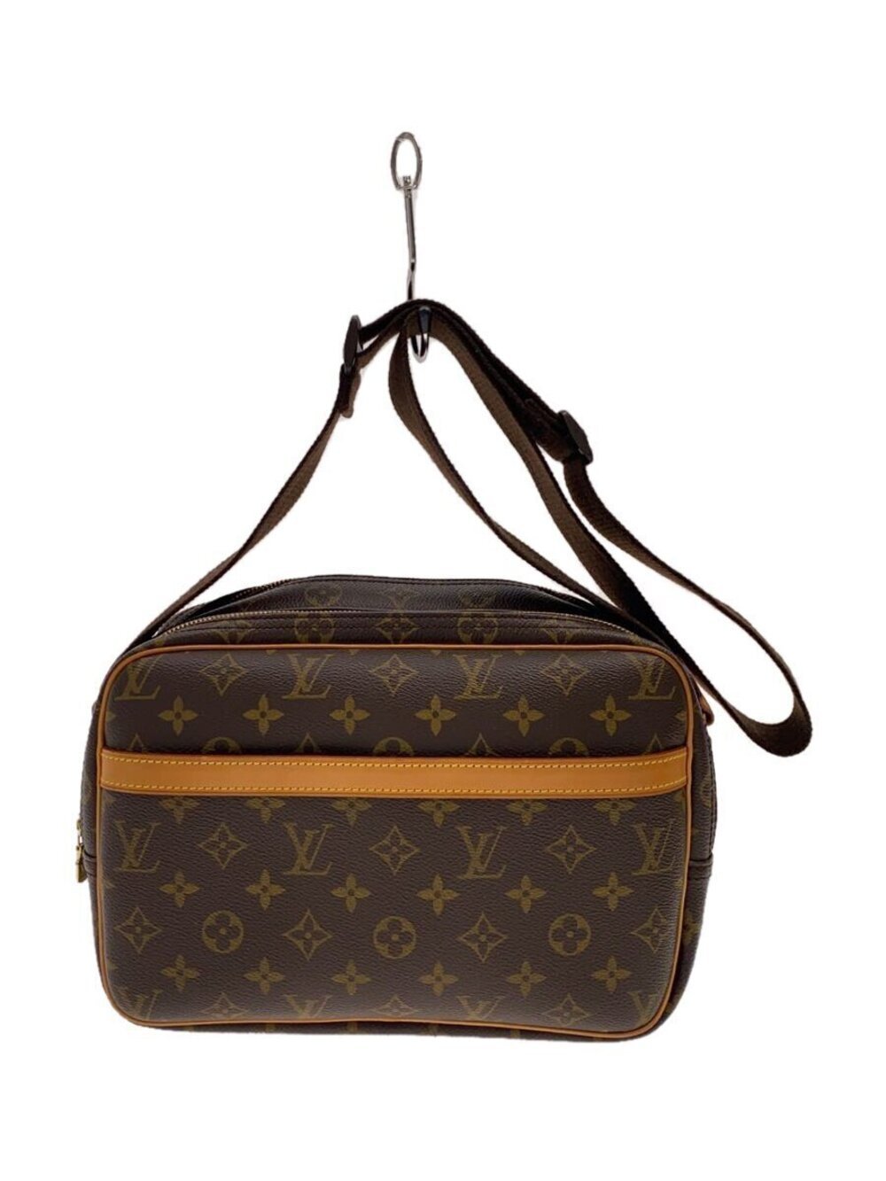 LOUIS VUITTON Reporter Monogram Canvas Brown All over